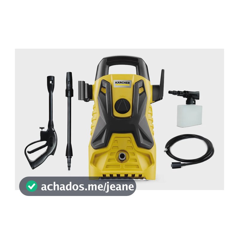 Lavadora De Alta Pressão Kärcher Portátil 1500 psi/libras 1400w 300 L/h com aplicador de detergente 220v
