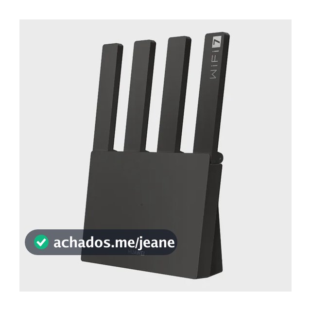 HUAWEI WiFi BE3 3.6 Gpbs Dual-Band Wi-Fi 7 I Visualização de diagnóstico WiFi I Controle parental Preto