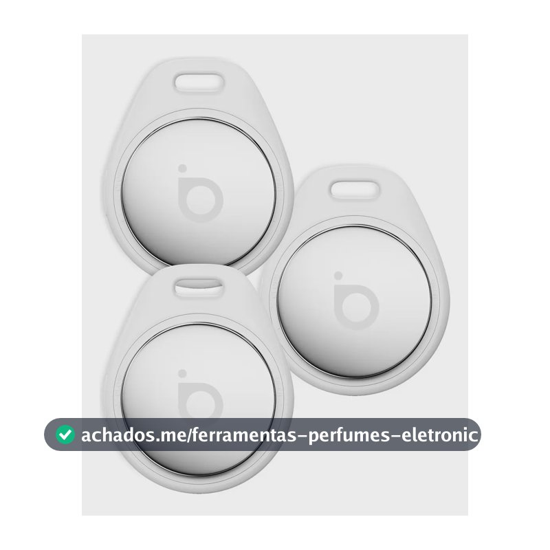 Rastreador Smart Tag para iPhone com Bluetooth e Rede Find My (Buscar)