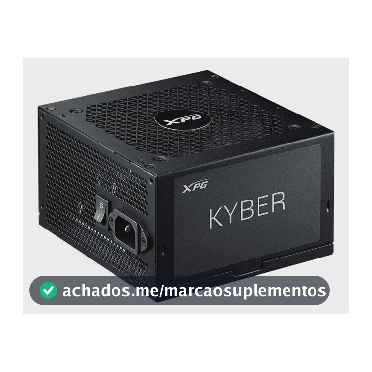 Fonte Alimentação Xpg Kyber 750w 80 Plus Gold Com Cabo Preto