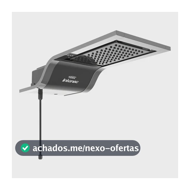 Chuveiro elétrico de parede Fame DUCHA INTENSE preto 7.8kW