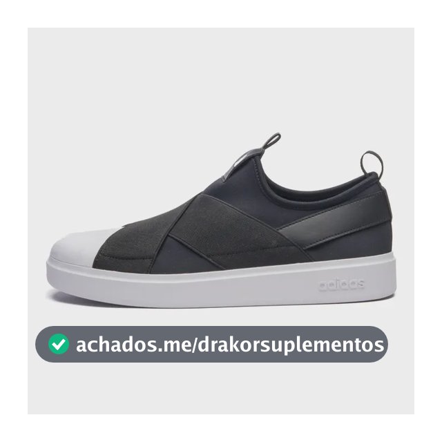 Tênis Feminino Streettalk Slip On adidas Preto Liso 36 Br