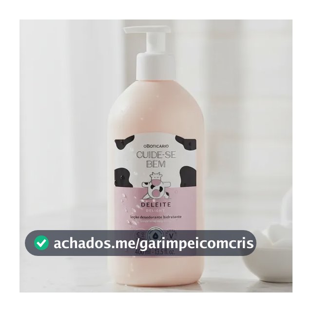 O Boticário Deleite Loção Hidratante Desodorante Corporal Gourmand