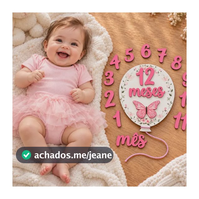 Kit Mesversário Balão  Bebê Menino E Menina