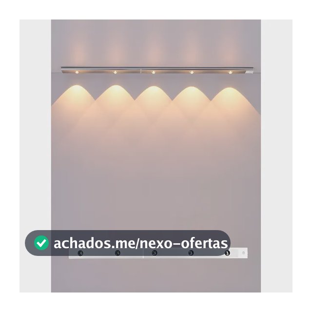 Luminária Barra Led 60cm Sensor Movimento Recarregável Usb 1.5v Branco