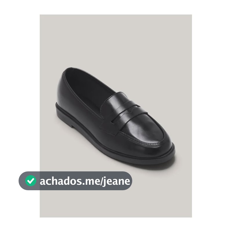 Mocassim Feminino Classic Anacapri Preto Liso 36