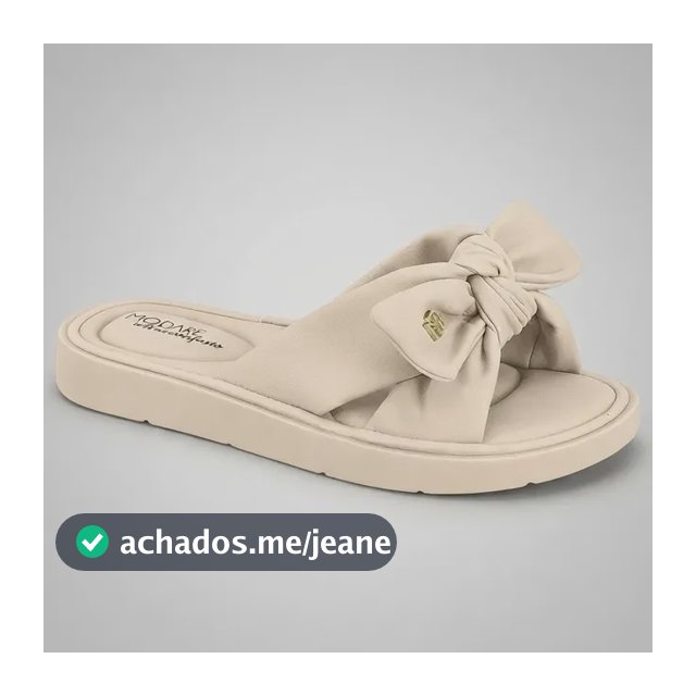 Sandália Chinelo Slide Ultra Soft Laço Modare Ortopédico