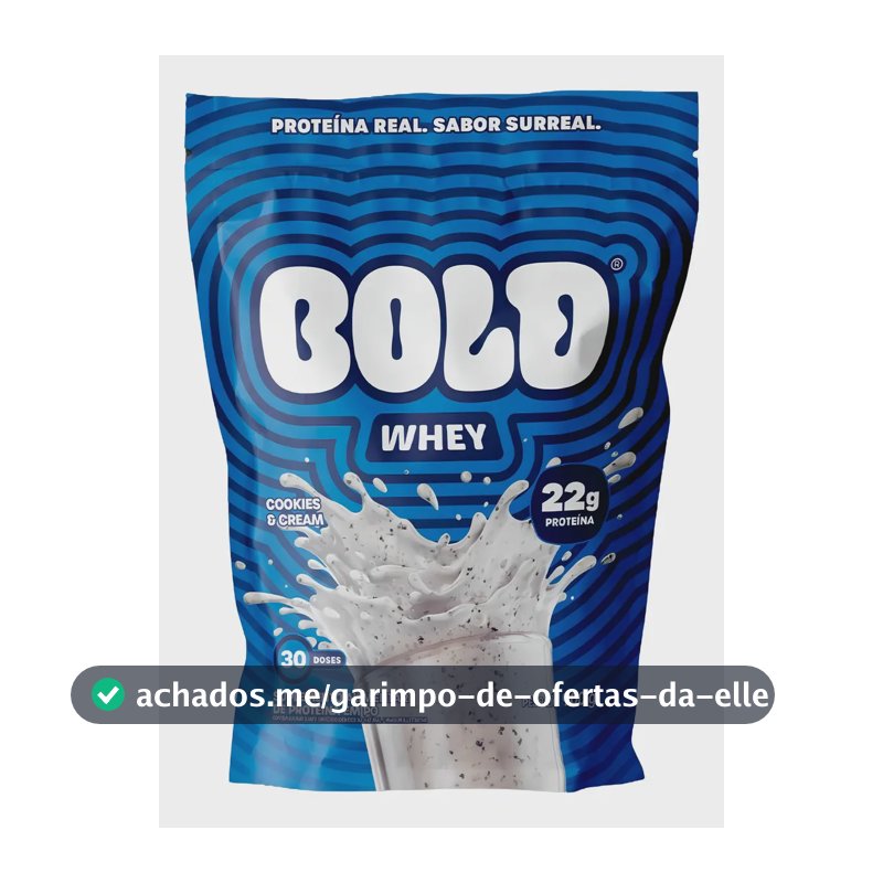 Whey Protein Bold Sabor Cookies & Cream 900g