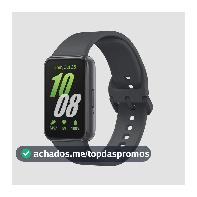 Samsung Galaxy Fit3 Pulseira Esportiva grafite