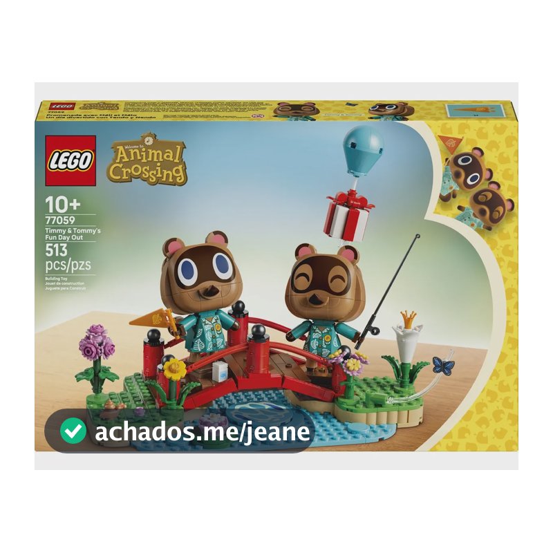Lego Animal Crossing Dia Divertido 77059 513 Timmy E Tommy