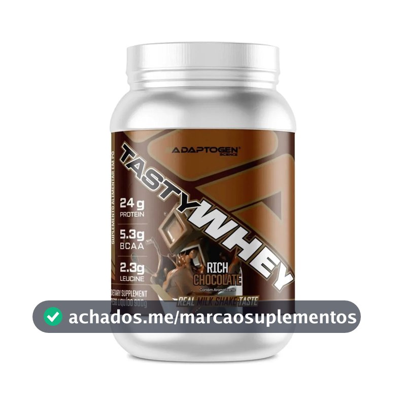 Tasty Whey 3w Gourmet Adaptogen 900g Chocolate Suíço