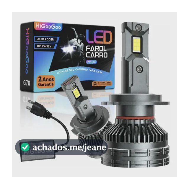 Higoogoo G70 Par Farol Carro Led H4 H1 H7 H11 Hb3 Hb4 H3 H27