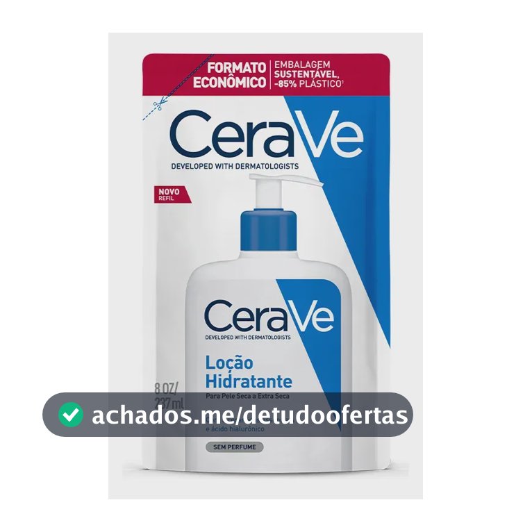 Refil Loção Hidratante Corporal 3 Ceramidas 120h CeraVe 237ml