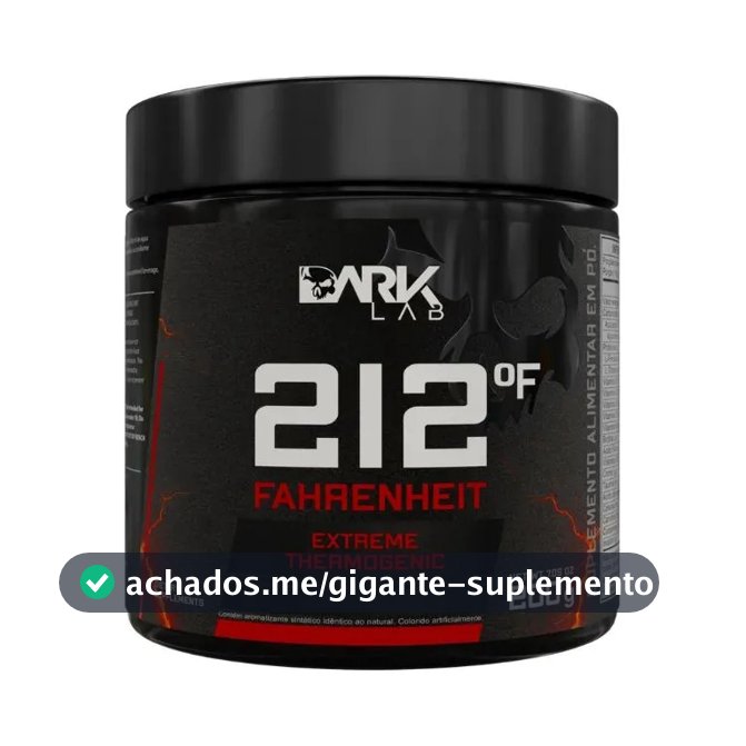 Termogênico 212 Fahrenheit Limão 200g Dark Lab