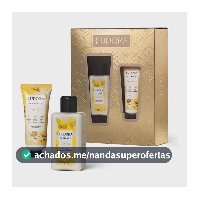 Kit Presente Eudora Instance Baunilha Cuidados Pele E Mãos