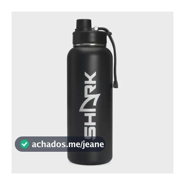 Garrafa Shark Térmica 1200ml Preta