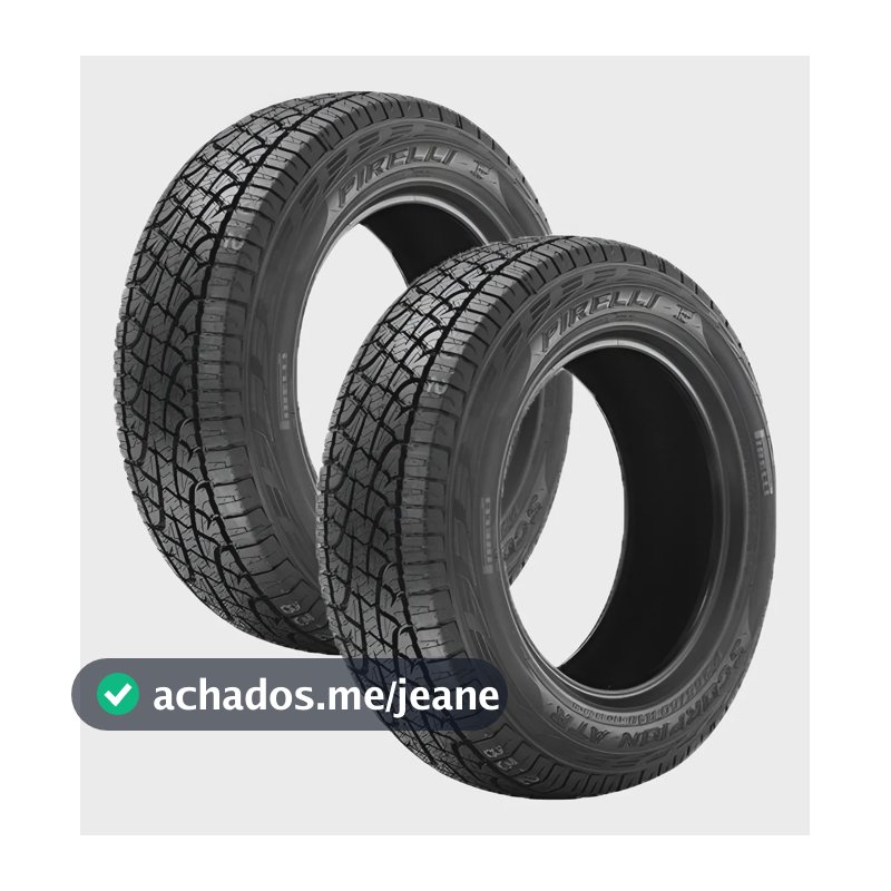 Kit 2 Pneus Pirelli Aro 17 Scorpion Atr 225/65 R17 H