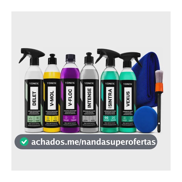 Kit V-mol Delet Vexus Shampoo V-floc Intense Sintra Vonixx