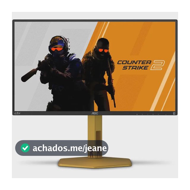 Monitor Gamer Aoc Counter-strike 24.5  310hz 0,3m - Cs25g/78 Preto/dourado 127/220v