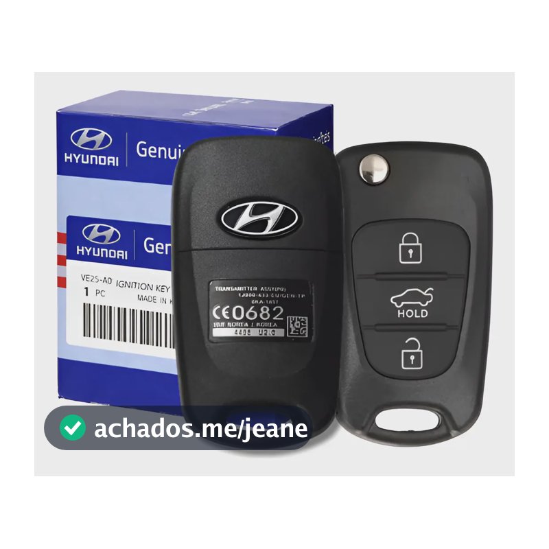 Chave Canivete Hyundai I30 Ix35 Elantra Azera Vera Cruz