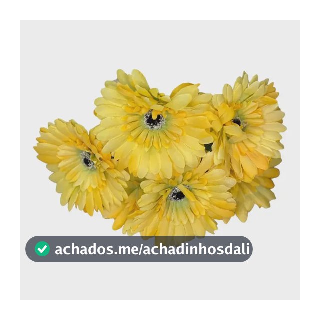 Kit Com 3 Buquê De Gérbera Artificial Com 5 Flores