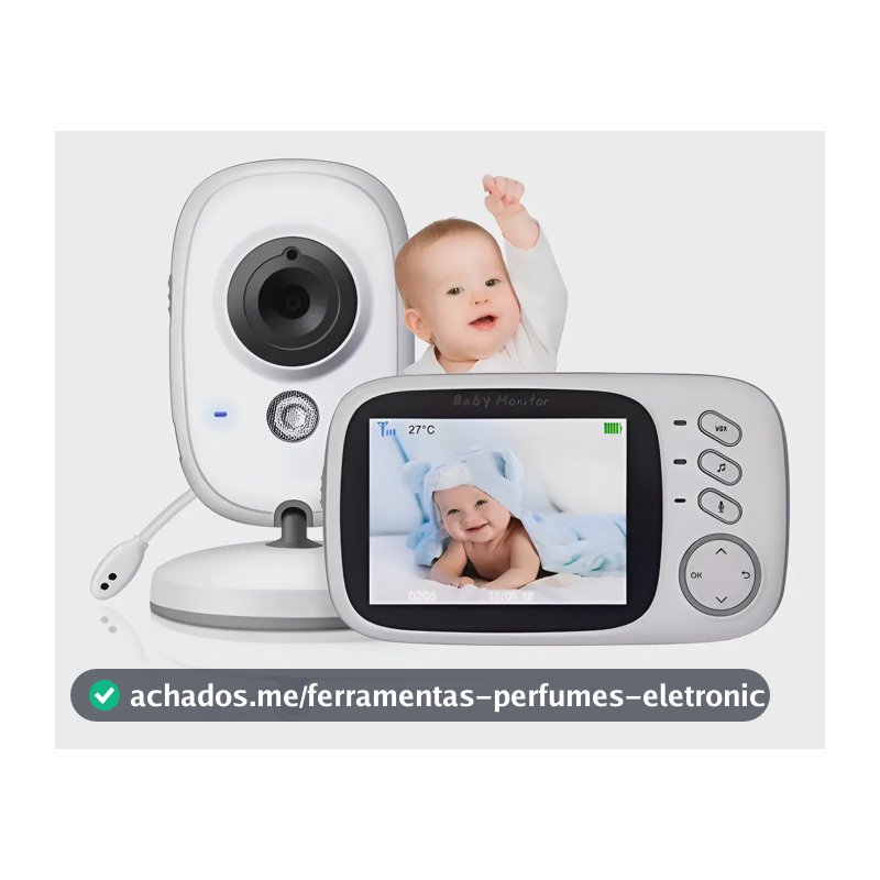 Babá Eletrônica Vb603 Câmera Wi-fi Com Áudio E Visão Noturna 127/220v Branco