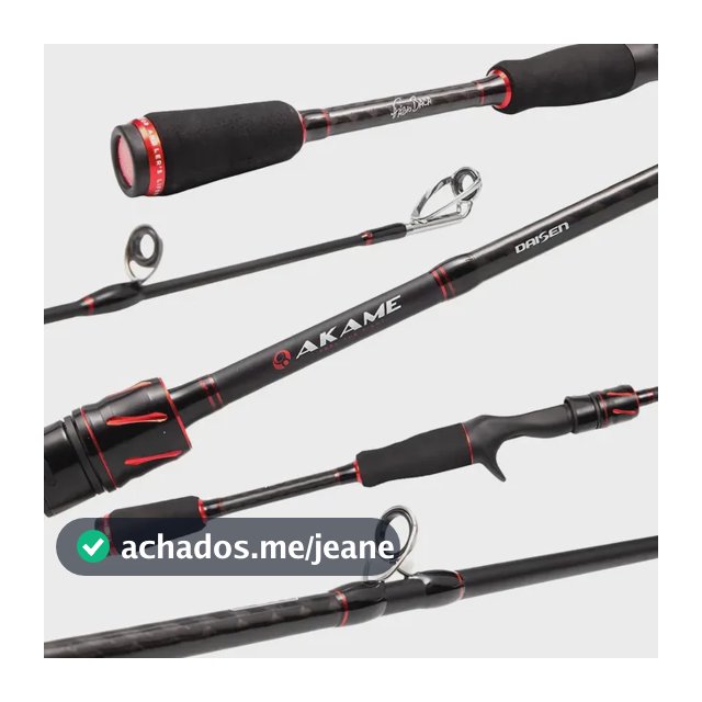 Vara Pesca P/ Carretilha Daisen Akame C581l 1,73mts 6-12 LBS