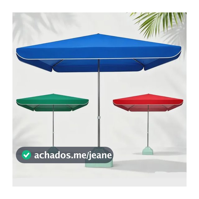 Guarda Sol Gigante Quadrado 2.21.8m Praia Piscina Ombrelone
