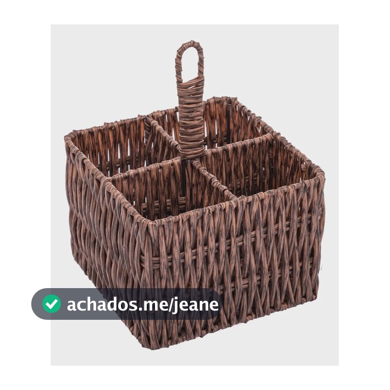 Porta Talheres Organizador Cozinha Utensílios Lyor 20cmx15cm