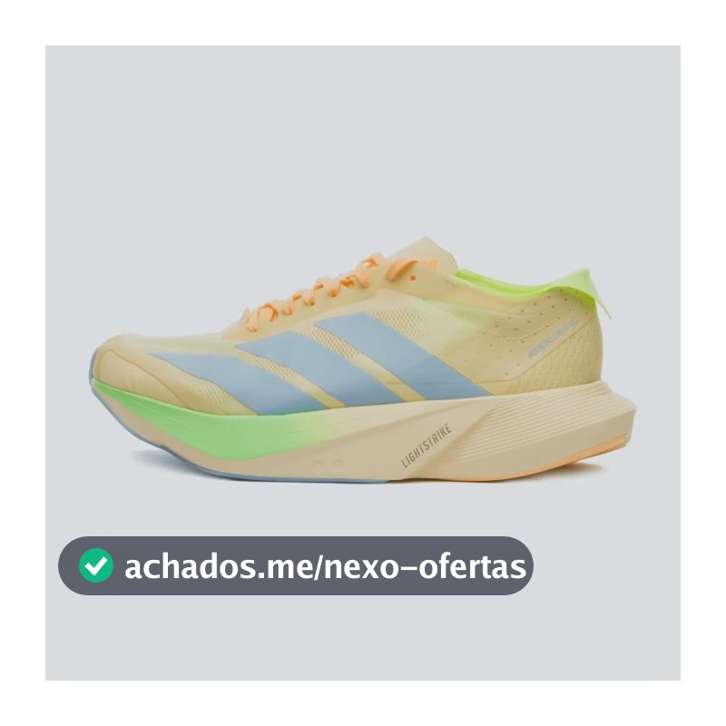 Tênis Masculino Adizero Drive Rc adidas Amarelo Liso 40 Br