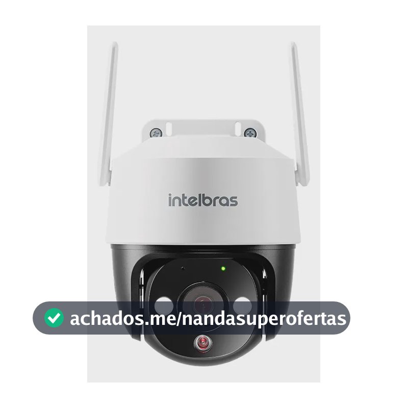 Câmera Inteligente Im7 + 3mp De Resolução Branca Intelbras