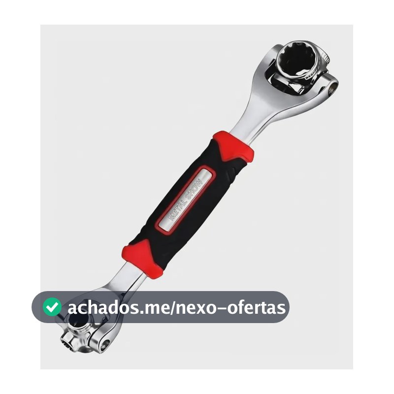 Chave Universal 8 em 1 com Cabeça Rotativa 360° Metal Show