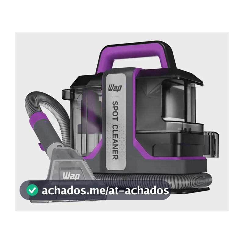 Extratora de Sujeira Portátil WAP Spot Cleaner W3 Borrifa Esfrega e Extrai 1450W de Potência e Bico de Autolimpeza