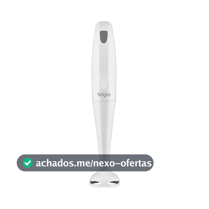 Mixer De Mão Portátil Branco 200w Com Copo 700ml MIX1002 Elgin