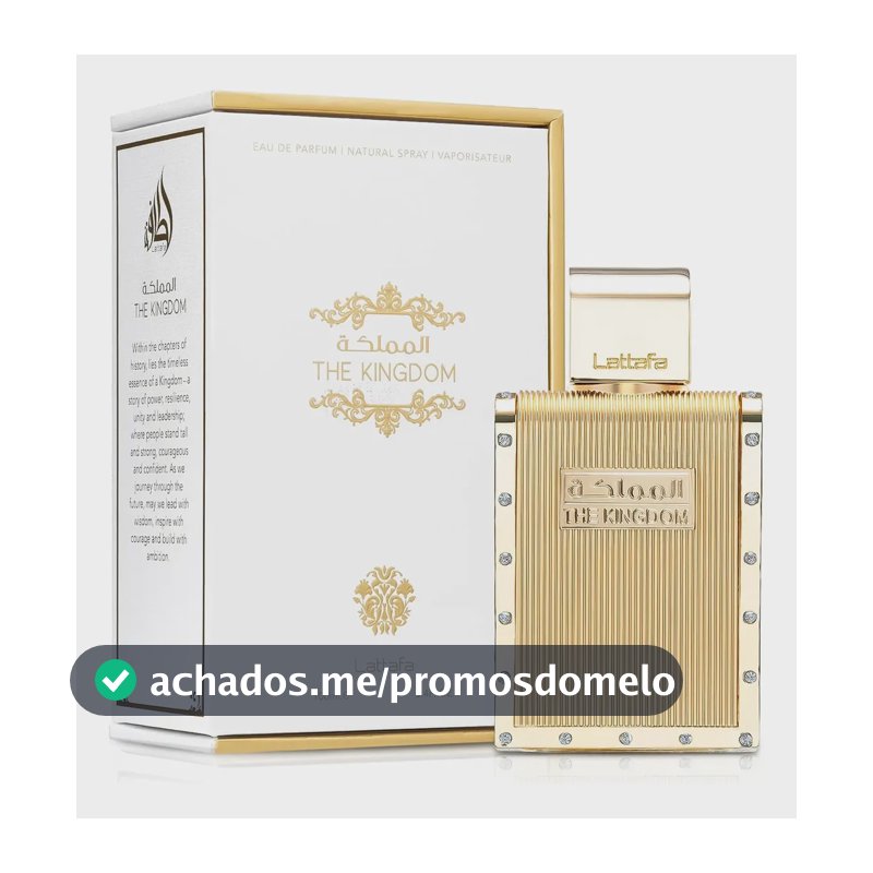 Perfume Árabe - Lattafa The Kingdom Man Edp 100ml