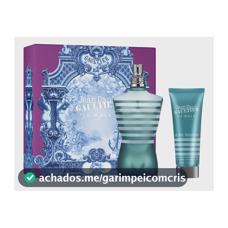 Conjunto de perfume Jean Paul Gaultier Le Male EDT 75 ml + Gel de banho 75 ml FD25 EDT 75 ml para homens
