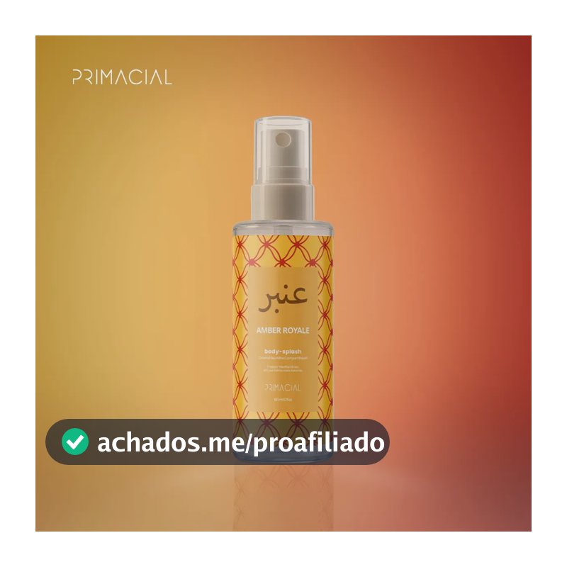 Body Splash Arabe Amber Royale 100ml - Primacial Perfume Oriental