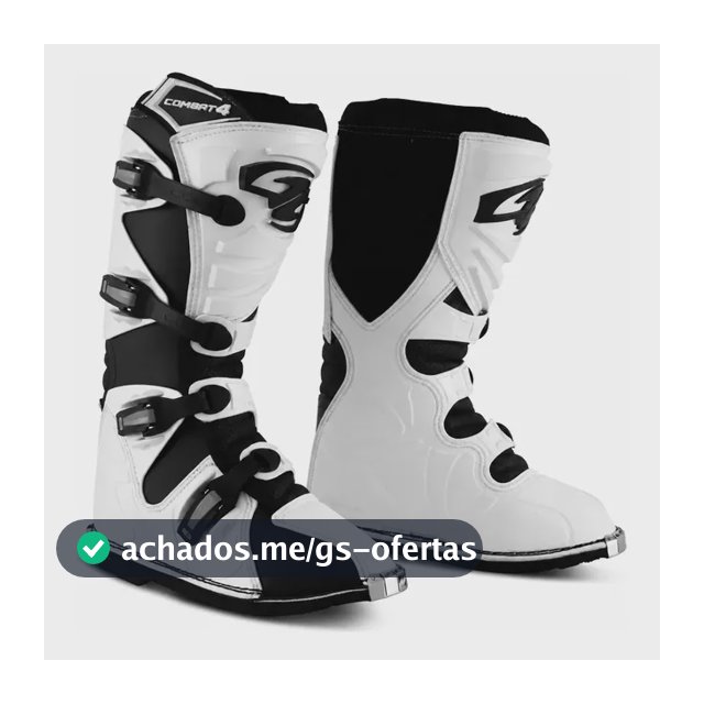 Bota Motocross Trilha Enduro Combat 4 Esporte Piloto Radical