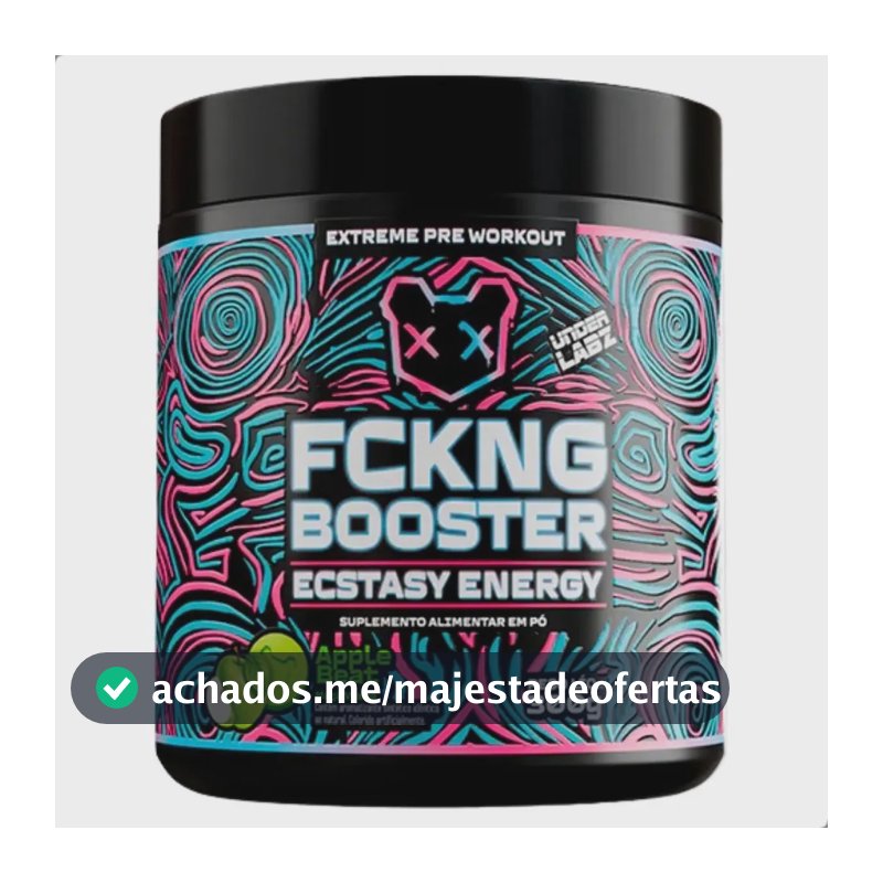 Suplemento em pó Under Labz Pré Treino Fckng Booster 600g sabor Apple BEAT x 300g
