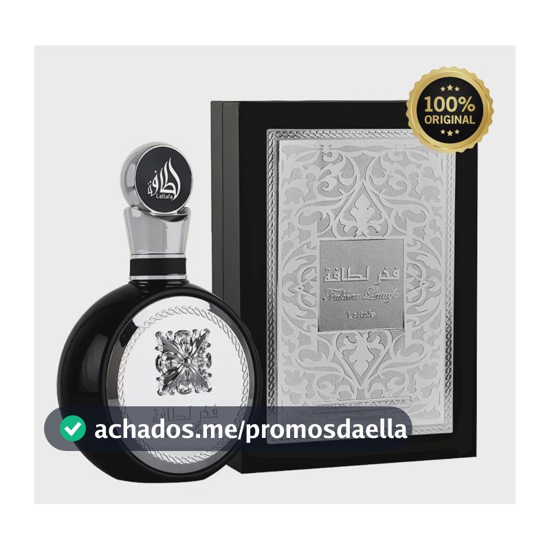 Perfume Árabe Masculino Fakhar Black Eau De Parfum 100 Ml