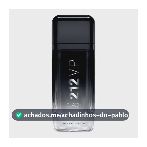 Perfume Carolina Herrera 212 VIP Black Eau de Parfum 200 ml masculino