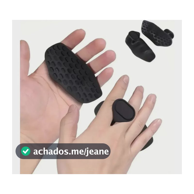 Luva Academia Musculaçao Treino Grip Protetor Anti Calo Preto Silicone M