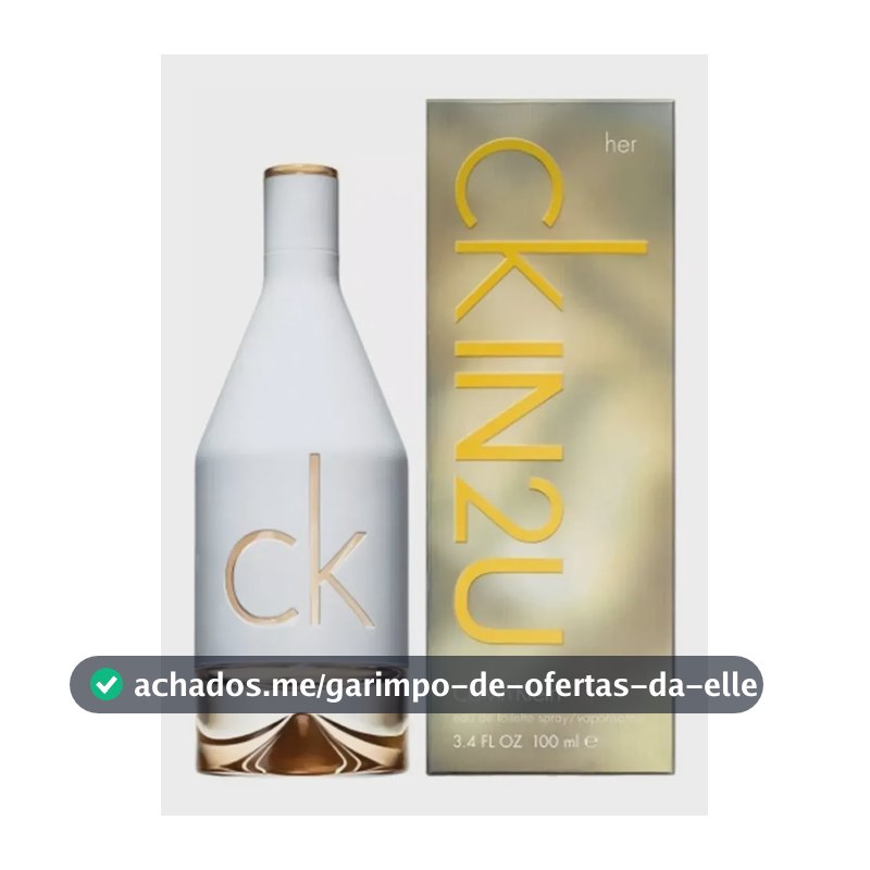 Perfume CK IN2U EDT Feminino 100ml Calvin Klein