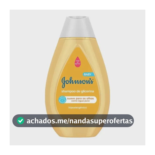Shampoo Para Bebê Johnson's Baby De Glicerina 400ml