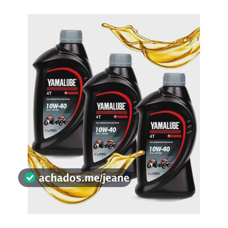 3 Litros Oleo Yamalube Semissintetico 10w40 Yamaha para motocicletas