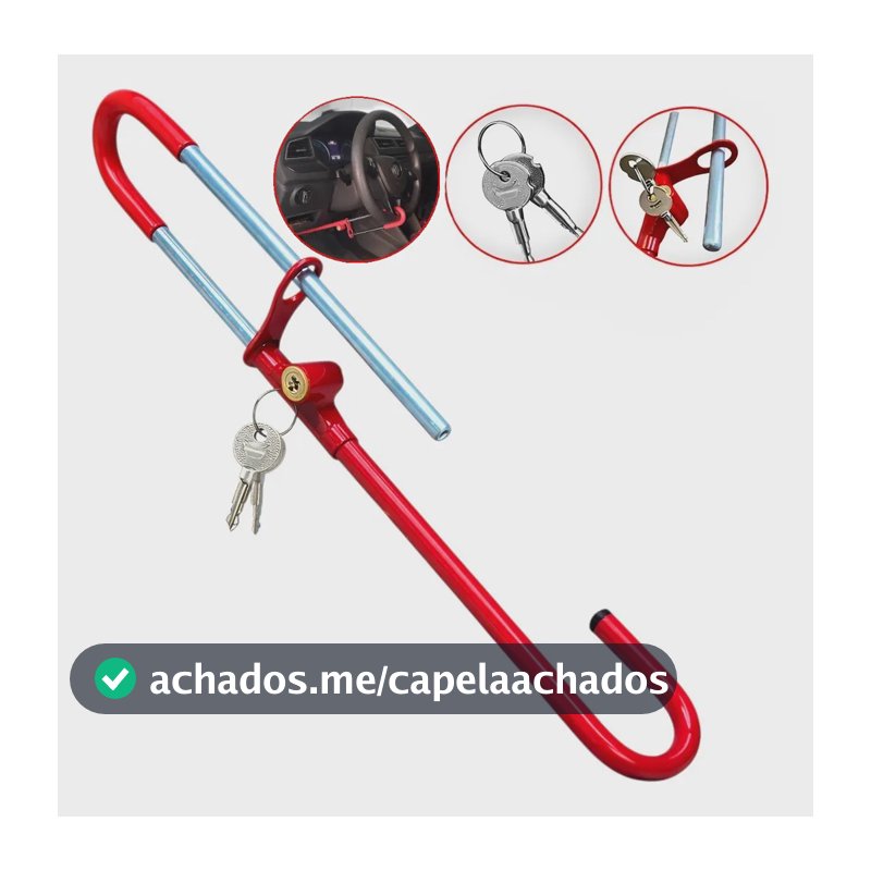 Trava Segurança De Carro Universal Antifurto Pedal Volante