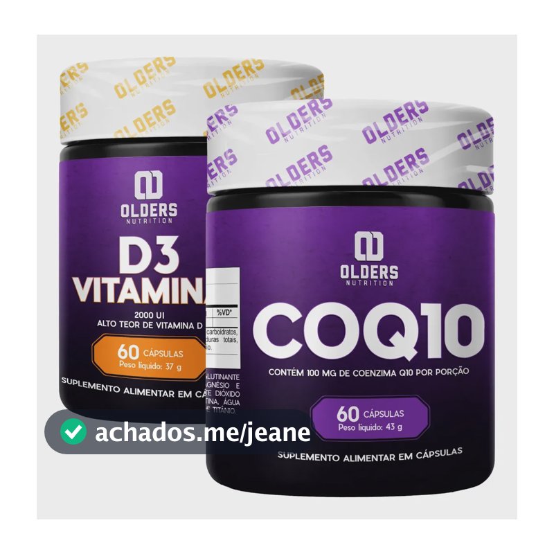 Coq + D3 -- Colecalciferol E Ácido Ascórbico | 120 Cápsulas Sem Sabor