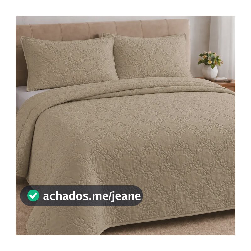 Cobre Leito Cáqui Queen Matelado Ultrassônico Desenho Elegante Alta Qualidade