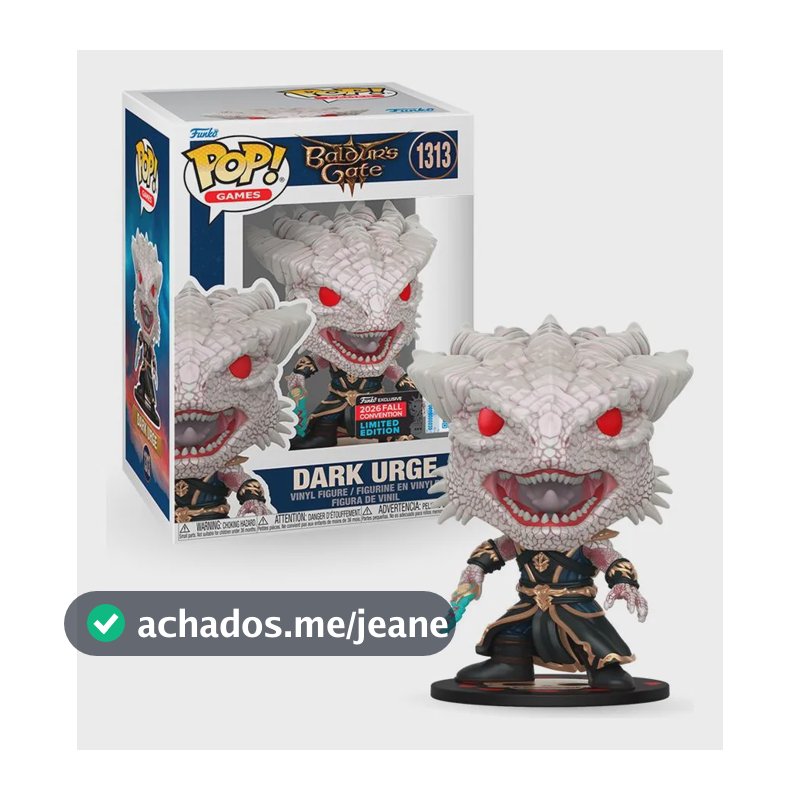 Boneco Funko Pop! Ex Nycc Baldur's Gate - Instinto Sombrio