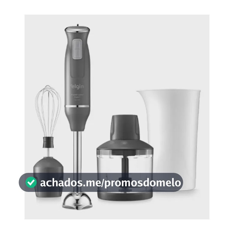 Mixer Power Inox 3 Em 1 600w Elgin Lunar -